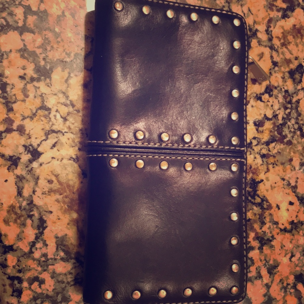 Michael Kors black leather wallet